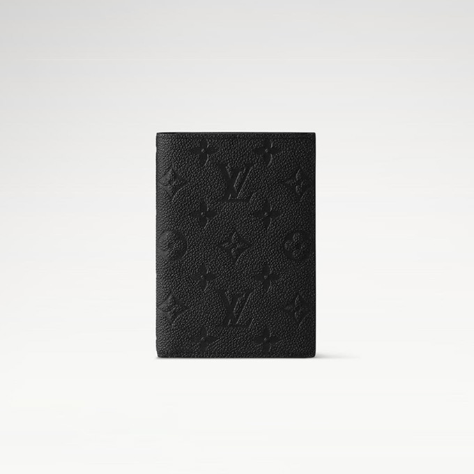 lv louis vuitton passport cover monogram empreinte #m27678